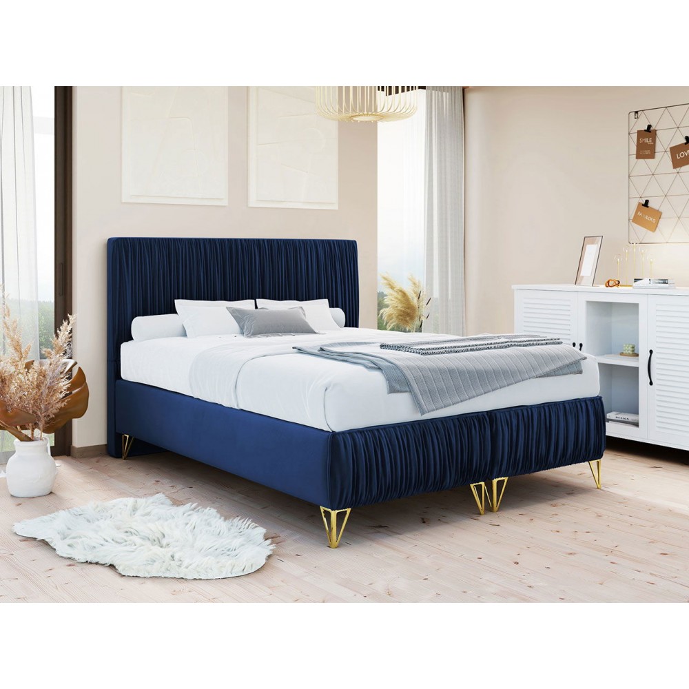 Επενδυμένο κρεβάτι Mars-Mple-180 x 200