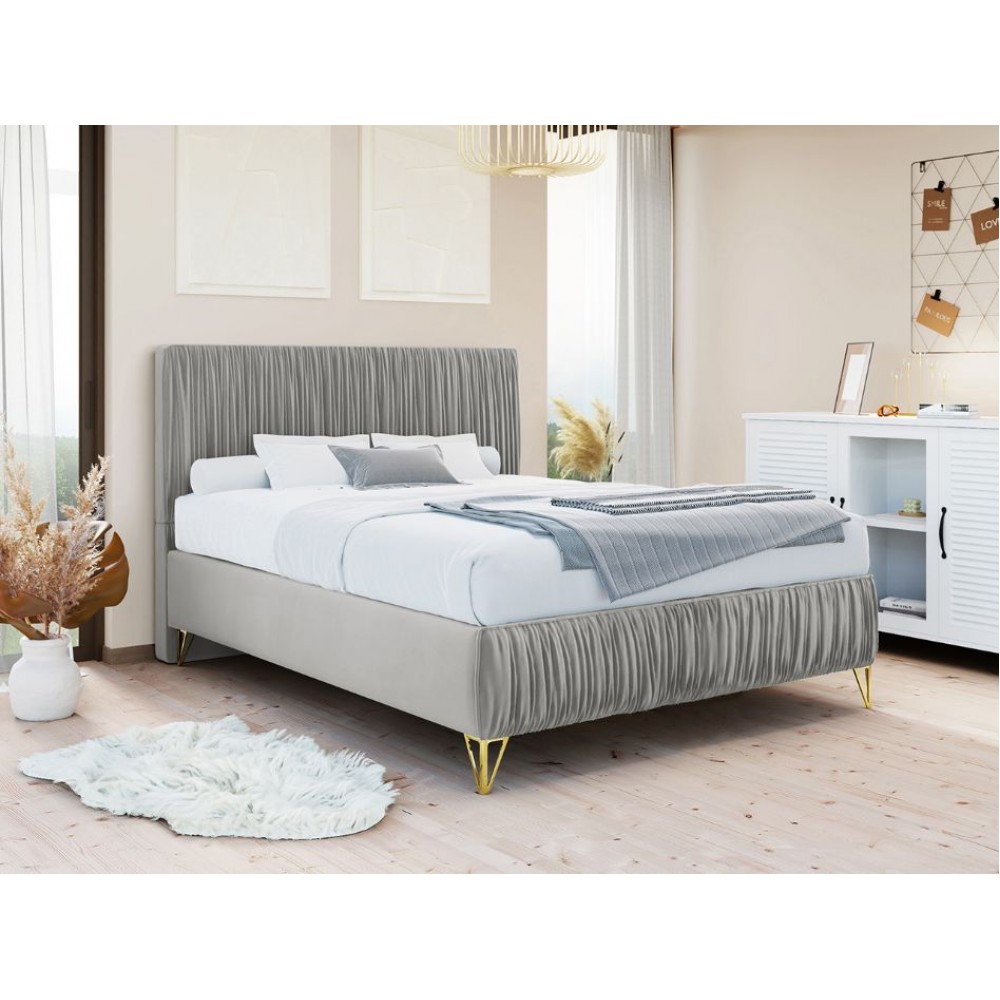 Επενδυμένο κρεβάτι Mars-Gkri Anoixto-120 x 200