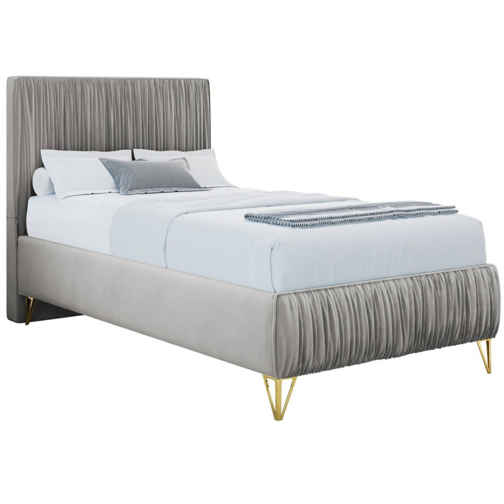 Επενδυμένο κρεβάτι Mars mini-Gkri Anoixto-80 x 200