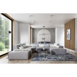 Γωνιακός καναπές Fubu M-Γκρι-Αριστερή