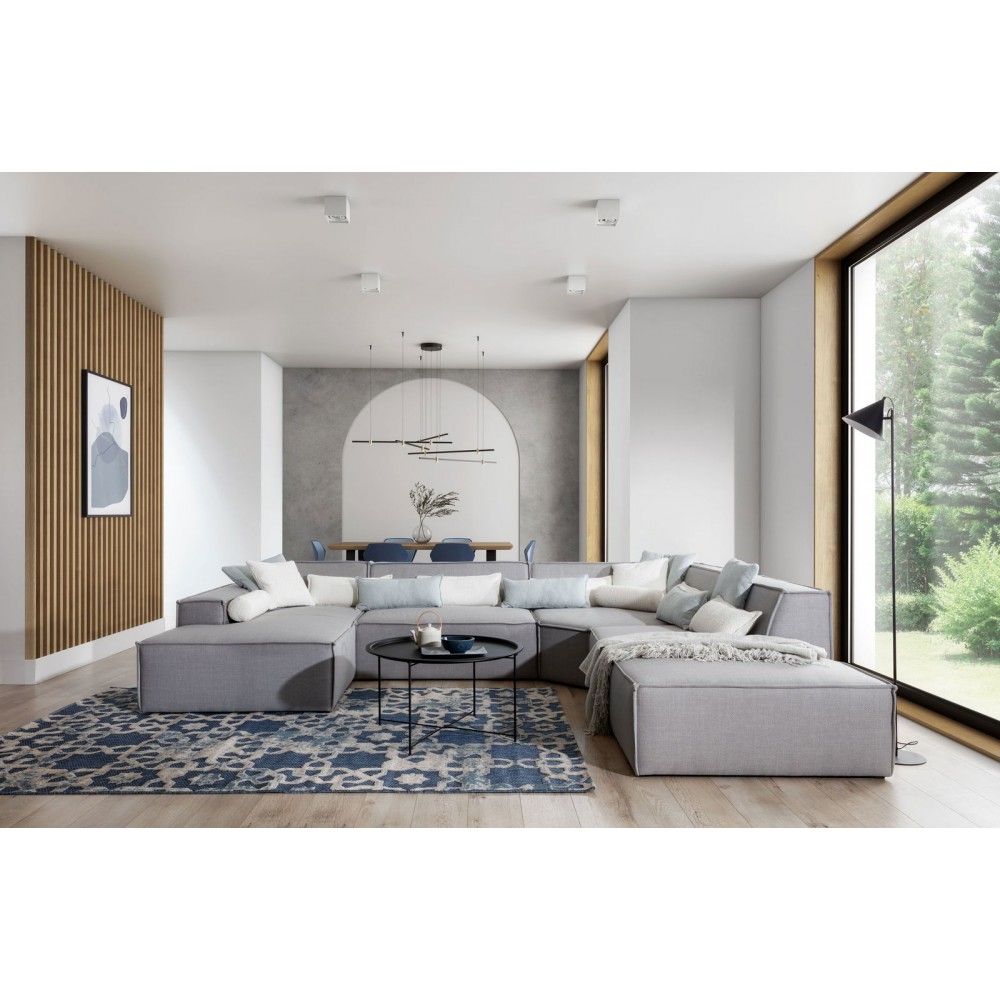 Γωνιακός καναπές Fubu M-Γκρι-Δεξιά