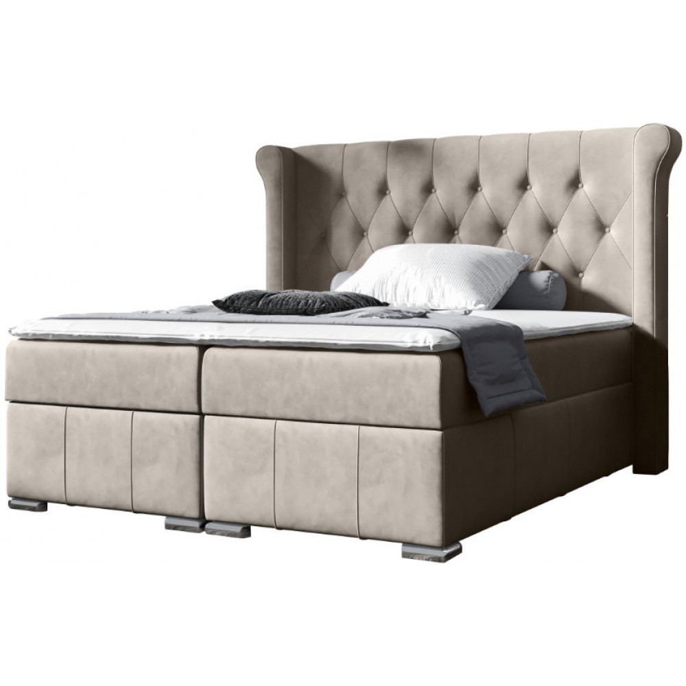 Επενδυμένο κρεβάτι Dutti-Gkri Anoixto-180 x 200