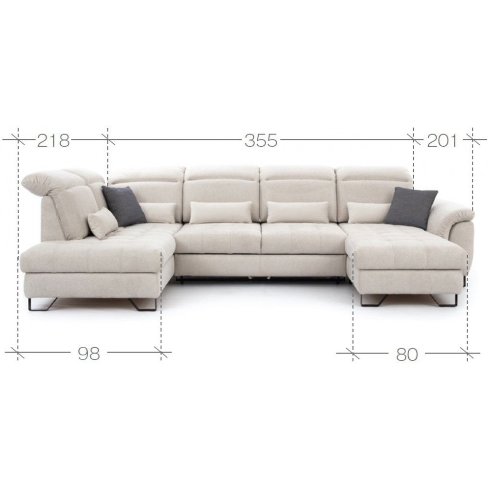 Γωνιακός καναπές Machiavelli L-Αριστερή