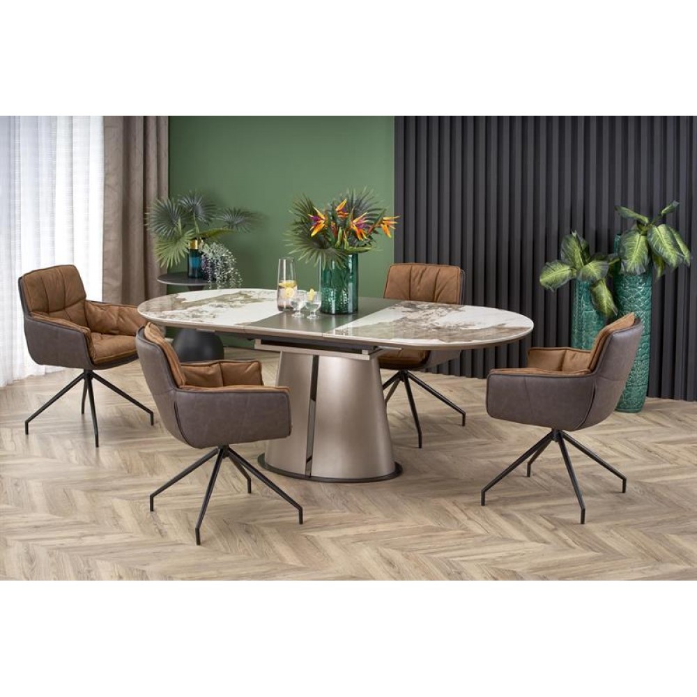 Επεκτεινόμενο τραπέζι Cody 160x90x76