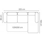 Γωνιακός καναπές Russell S-Δεξιά