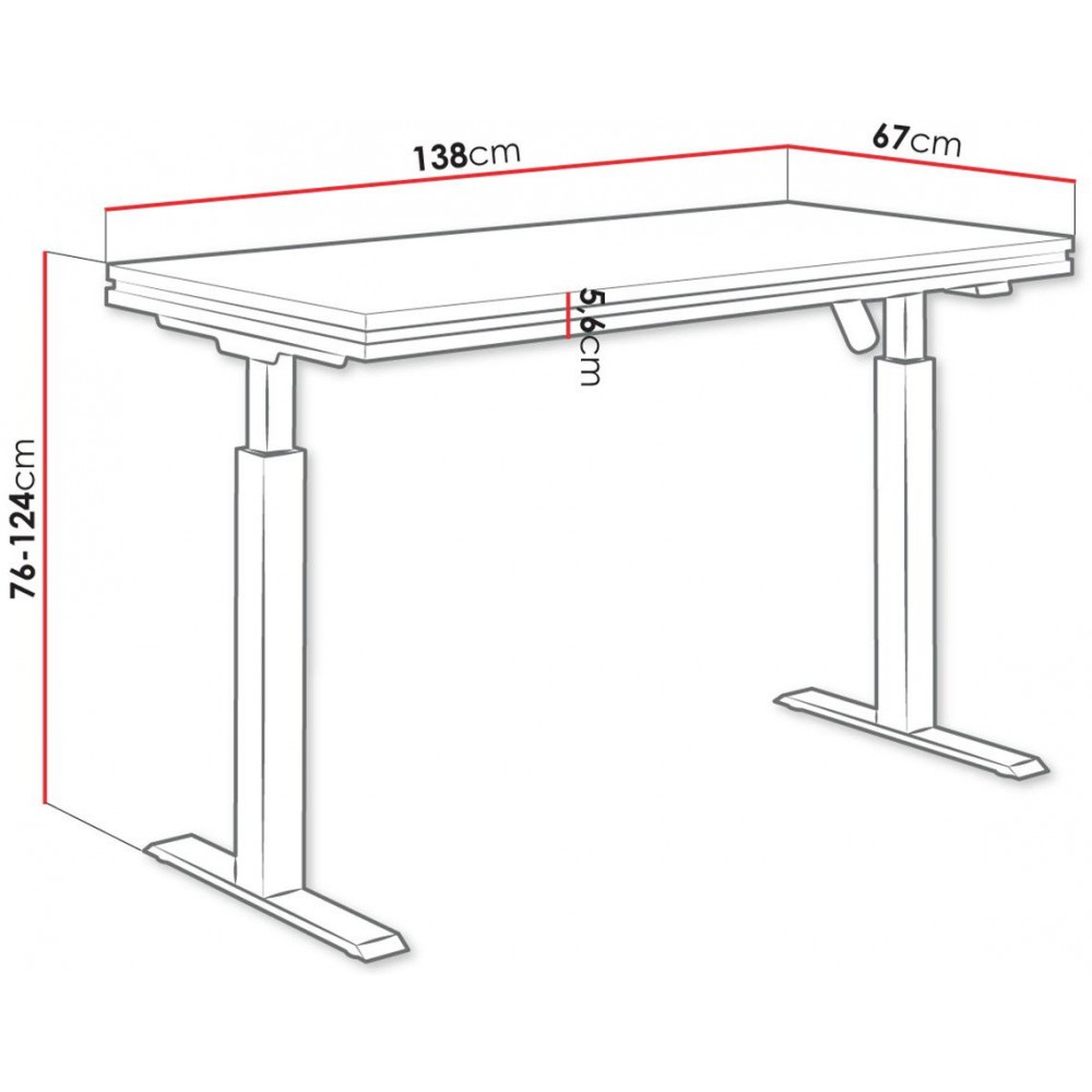 Γραφείο Warrior I Plus-Fusiko