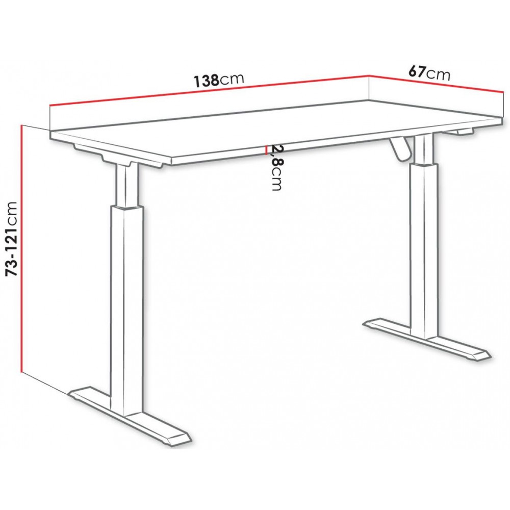 Γραφείο Warrior II Plus-Gkri