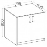 Επιδαπέδιο ντουλάπι Warrior II-Fusiko