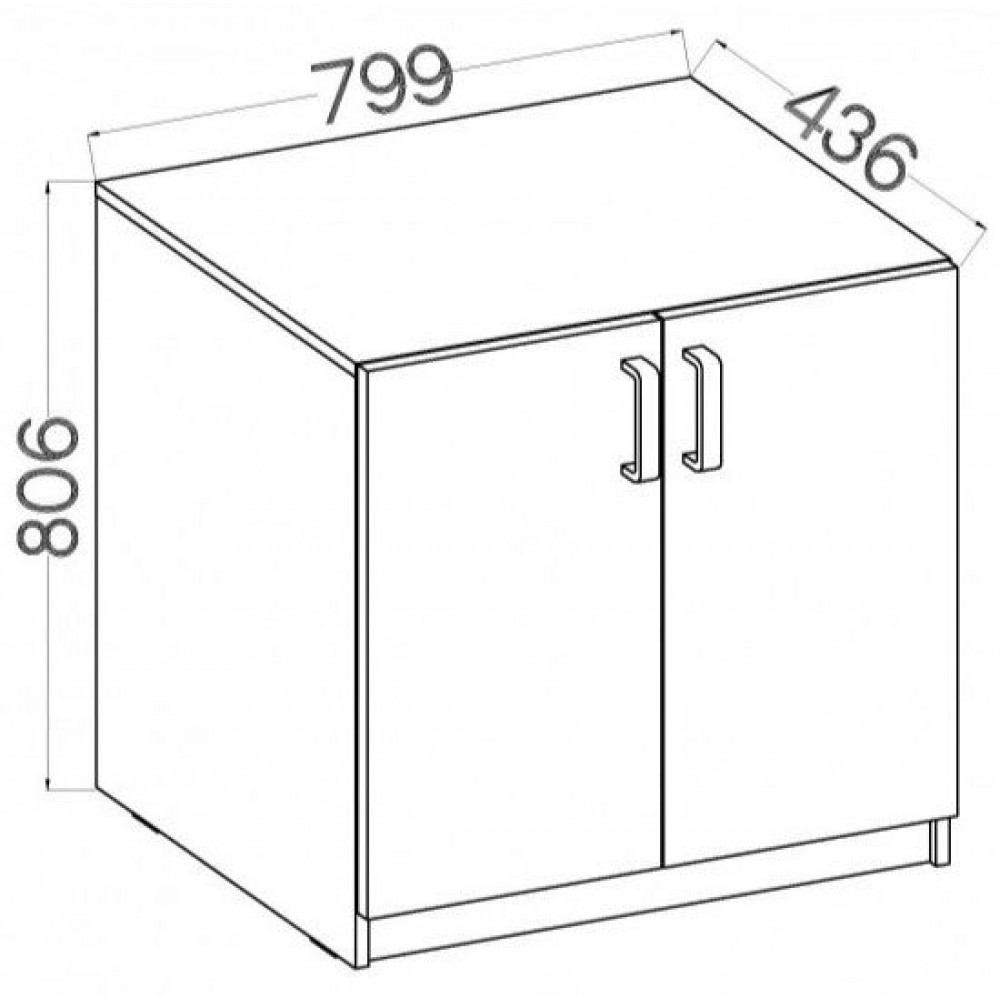 Επιδαπέδιο ντουλάπι Warrior II-Fusiko-Gkri