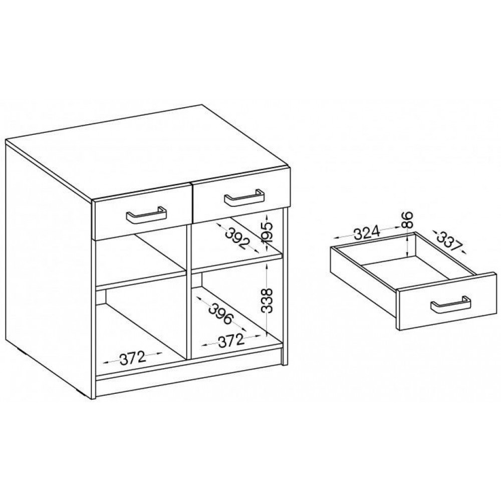 Επιδαπέδιο ντουλάπι Warrior I-Gkri-Fusiko