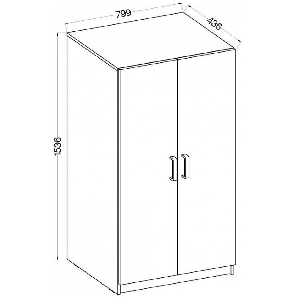 Ντουλάπα γραφείου Warrior II-Fusiko-Gkri