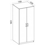 Ντουλάπα γραφείου Warrior III-Fusiko-Gkri