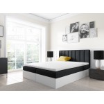 Επενδυμένο κρεβάτι Vigo-Mauro-Leuko-140 x 200 144x208x103