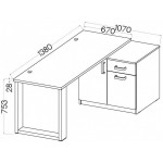 Γραφείο Warrior II-Fusiko