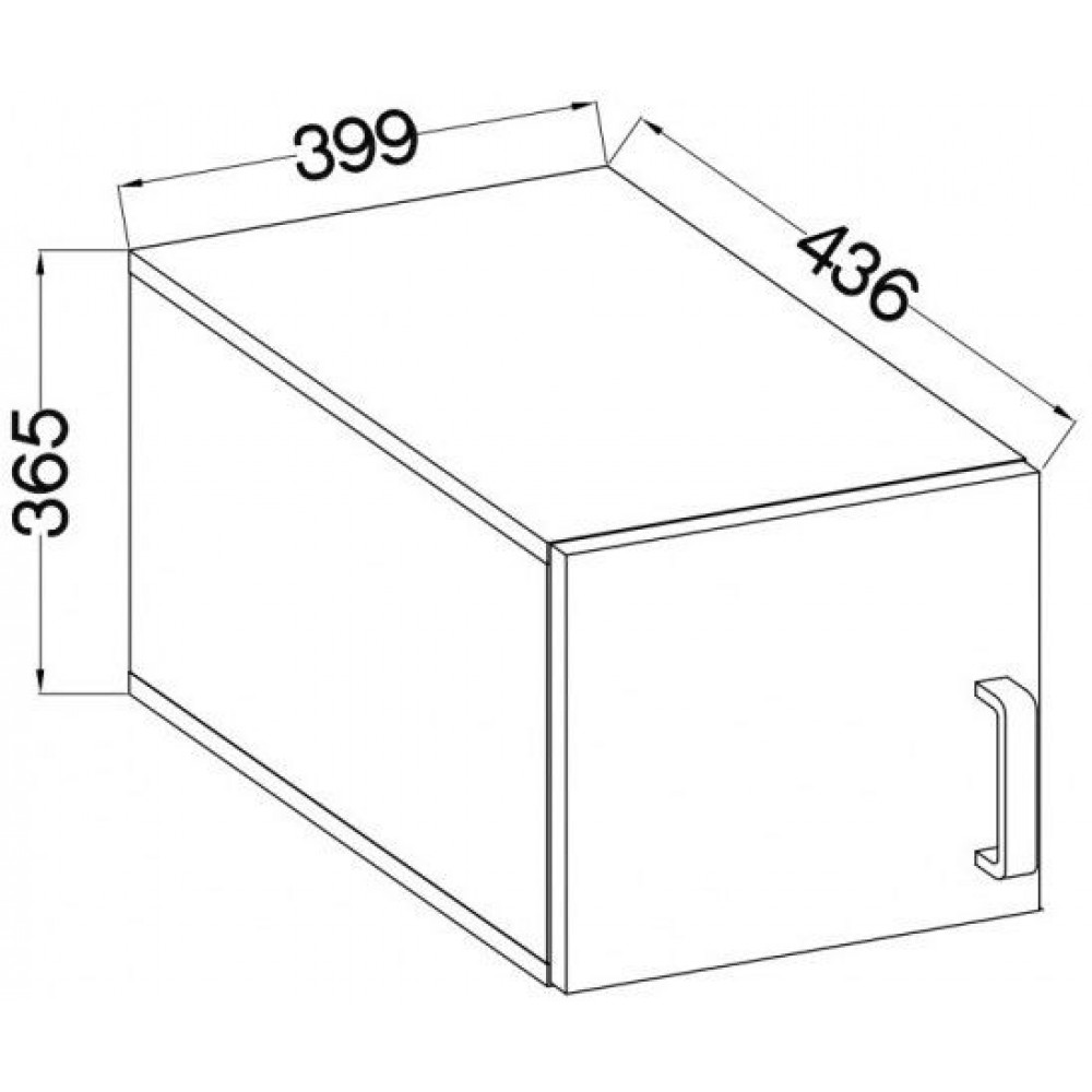 Κρεμαστό ντουλάπι Warrior III-Gkri