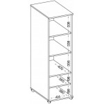 Ντουλάπι τροχηλάτο Warrior II-Gkri