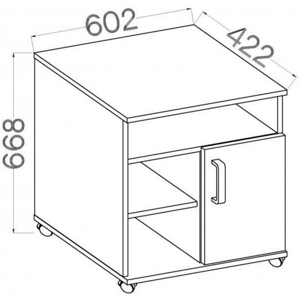 Ντουλάπι τροχηλάτο Warrior I-Fusiko