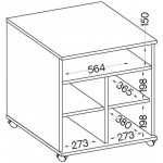 Ντουλάπι τροχηλάτο Warrior I-Gkri