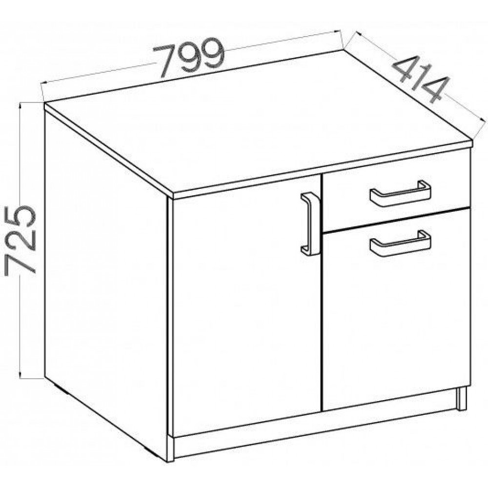 Επιδαπέδιο ντουλάπι Warrior IV-Fusiko-Gkri