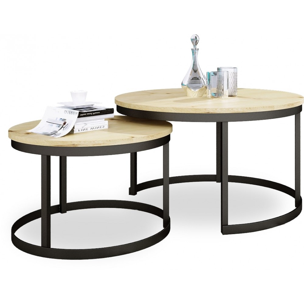 Σετ τραπεζάκια σαλονιού Calling-Mauro-Artisan
