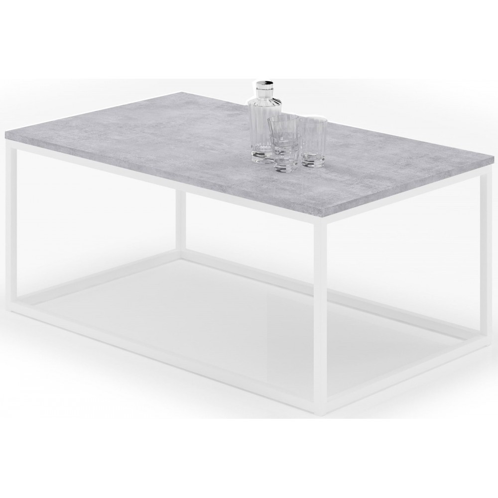 Τραπεζάκι σαλονιού Wang-Leuko - Gkri 100x60x43