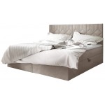 Επενδυμένο κρεβάτι Box 5-Mpez-160 x 200 204x208x103