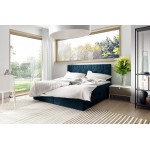 Επενδυμένο κρεβάτι Box 5-Mple-140 x 200 144x208x103