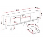 Έπιπλο τηλεόρασης Ferido 2K1SZ