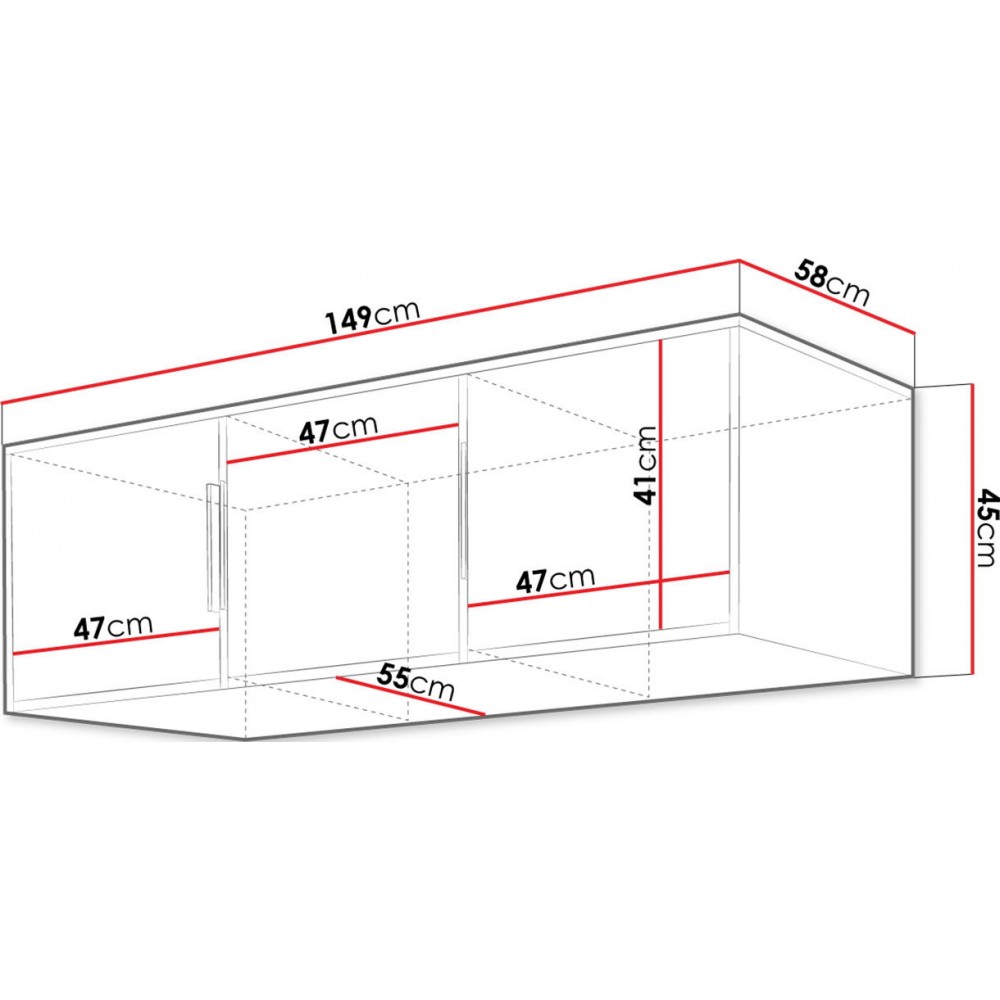 Πατάρι Τρίφυλλης Ντουλάπας Lati D3