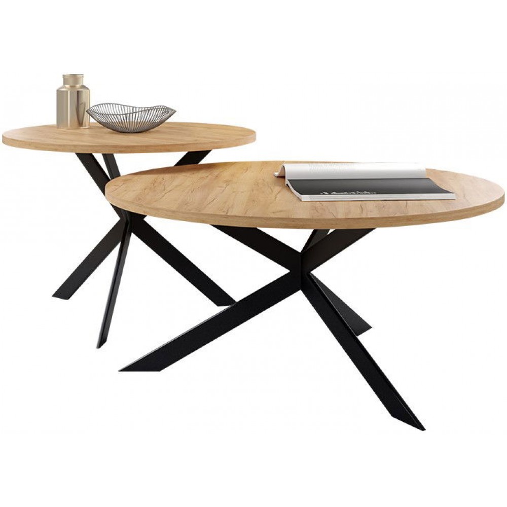 Σετ Τραπεζάκια σαλονιού Libre-Fusiko