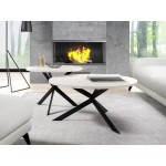 Σετ Τραπεζάκια σαλονιού Libre-Leuko Marmaro