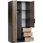 Ντουλάπα Lati D2 Δίφυλλη