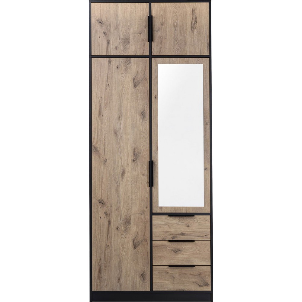 Ντουλάπα Lati D2 Δίφυλλη με πατάρι