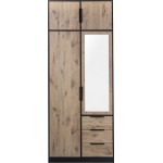 Ντουλάπα Lati D2 Δίφυλλη με πατάρι