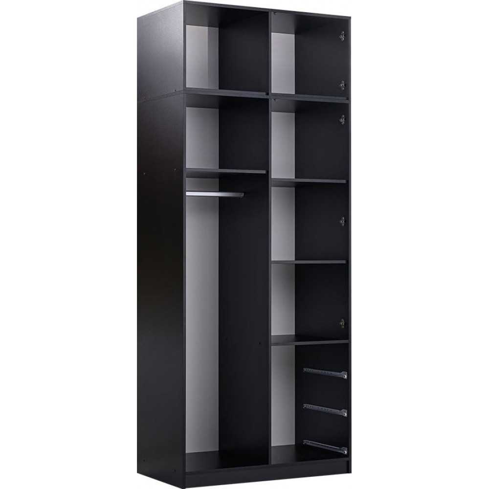 Ντουλάπα Lati D2 Δίφυλλη με πατάρι