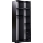 Ντουλάπα Lati D2 Δίφυλλη με πατάρι