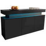 Μπουφές Glossa 160 με LED-Mauro