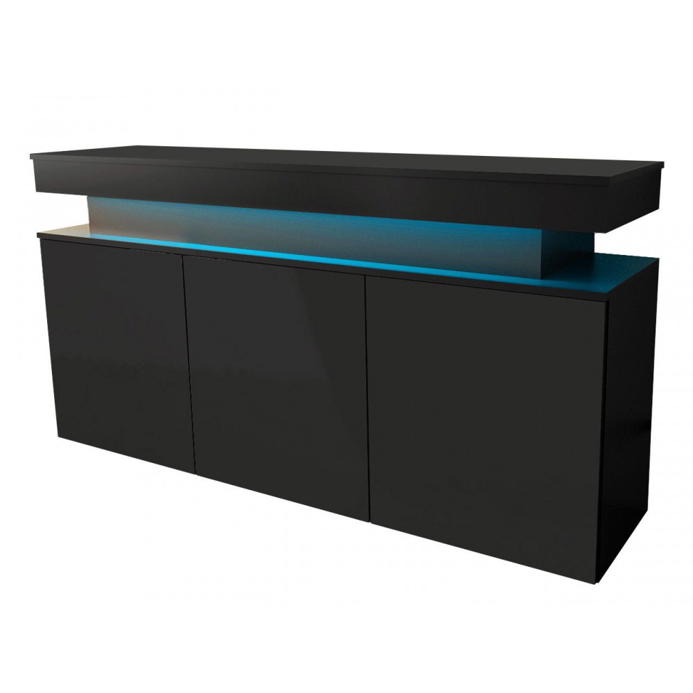 Μπουφές Glossa 160 με LED-Mauro