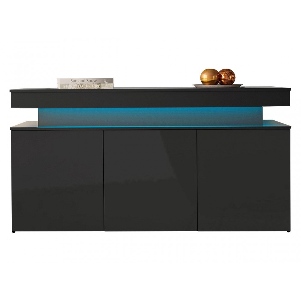 Μπουφές Glossa 160 με LED-Mauro