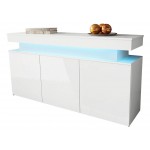 Μπουφές Glossa 160 με LED-Leuko