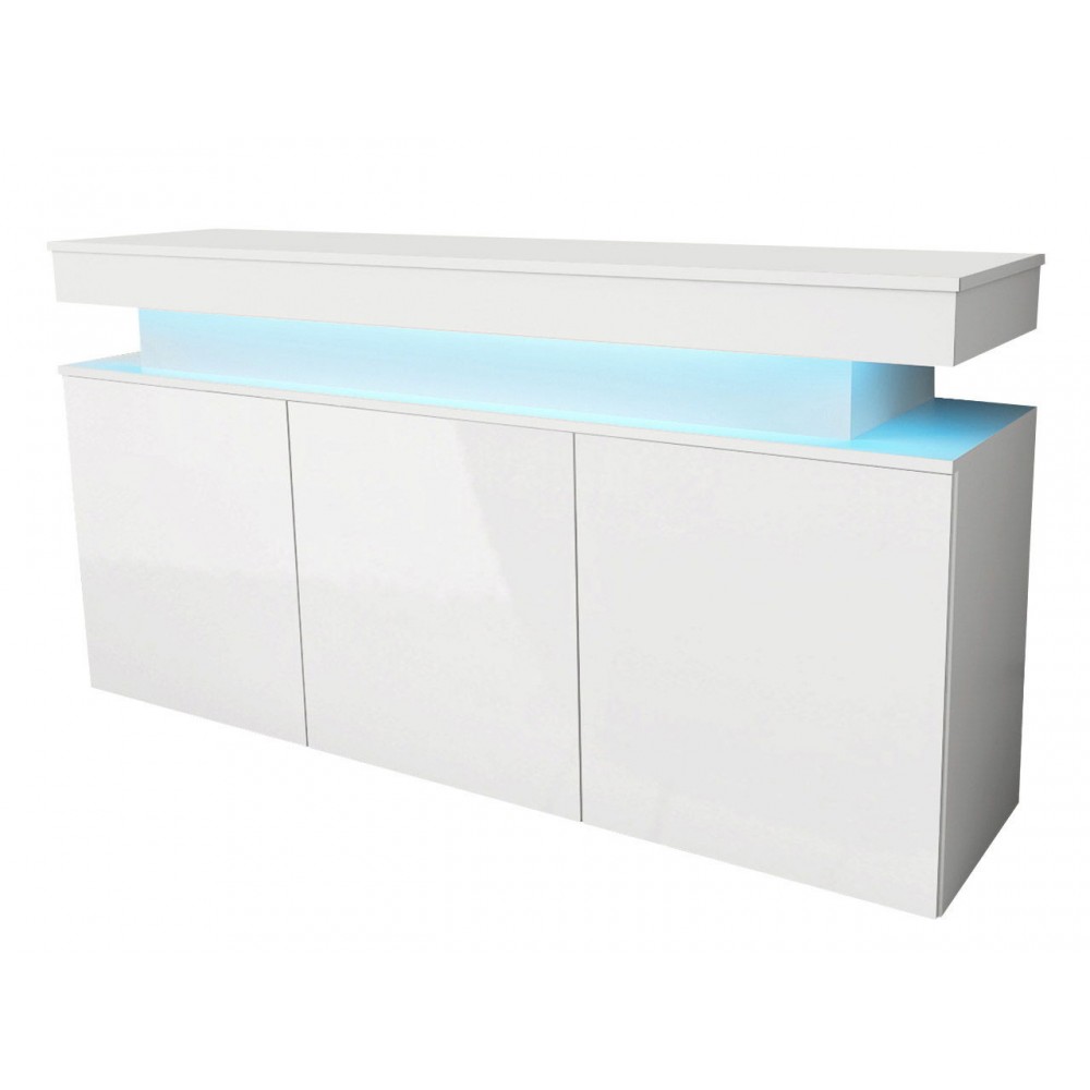 Μπουφές Glossa 160 με LED-Leuko