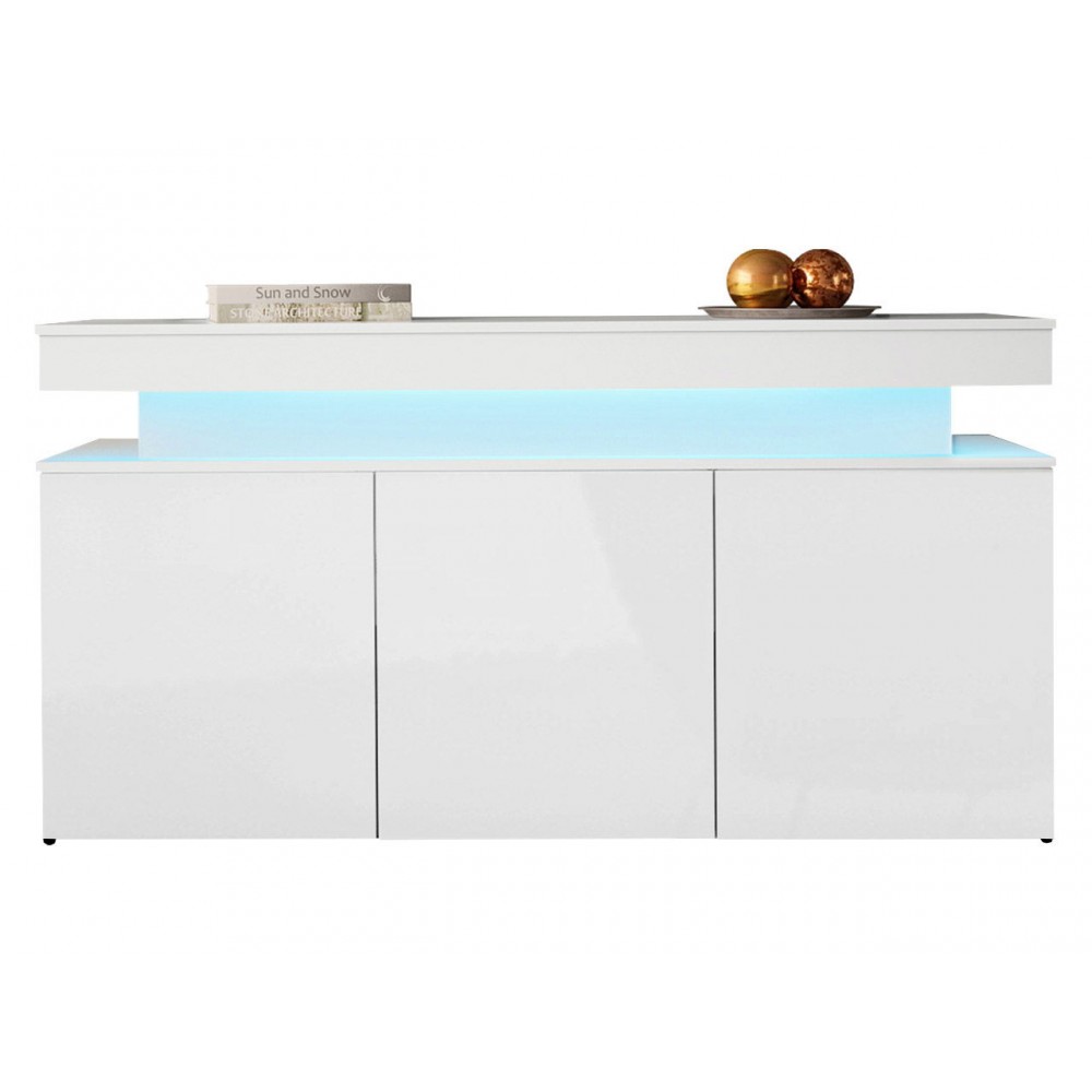 Μπουφές Glossa 160 με LED-Leuko