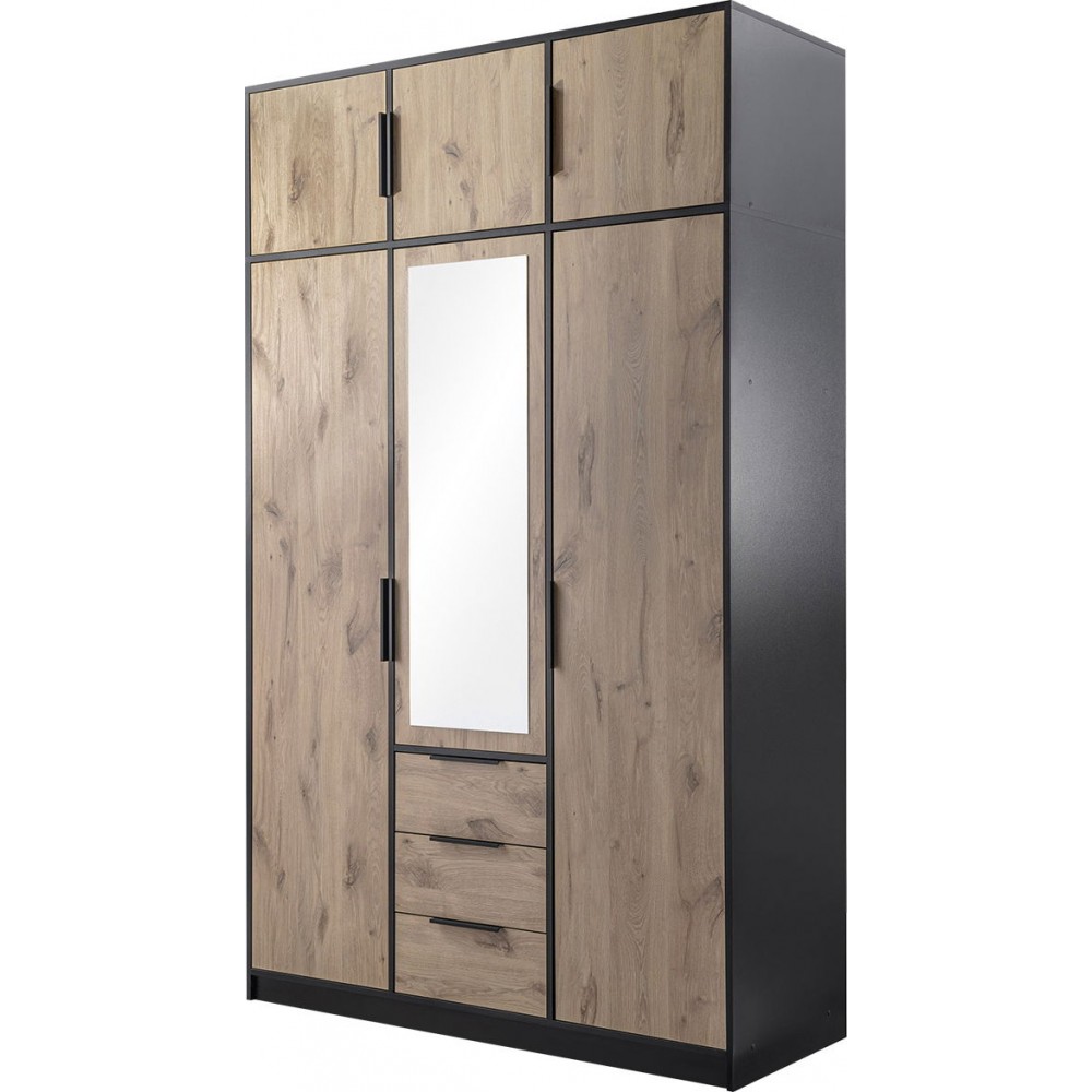 Ντουλάπα Lati D3 Τρίφυλλη με πατάρι