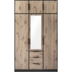 Ντουλάπα Lati D3 Τρίφυλλη με πατάρι