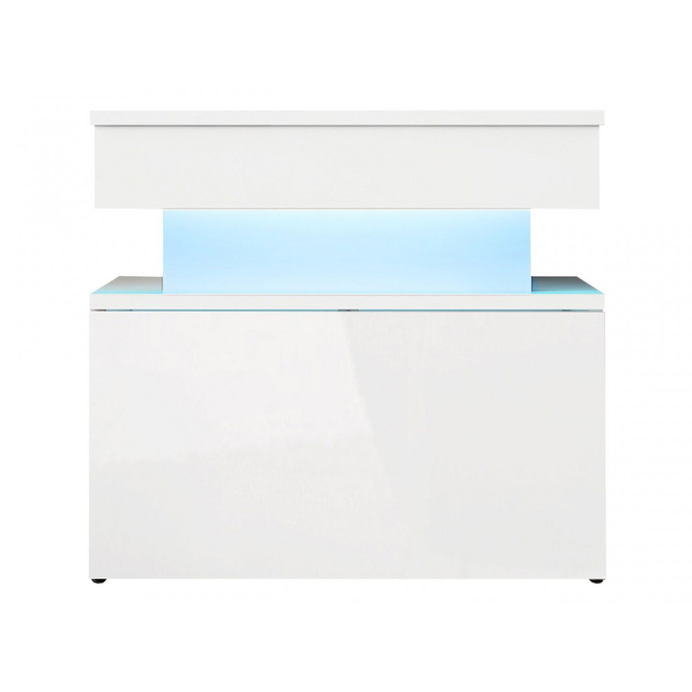 Κομοδίνο Glossa 1S με LED-Leuko Gualistero
