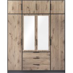 Ντουλάπα Lati D4 Τετράφυλλη με πατάρι