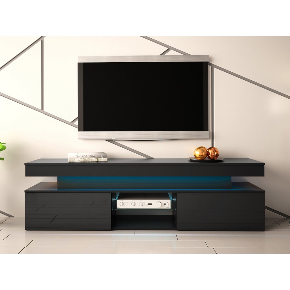 Έπιπλο τηλεόρασης Glossa 2D 190 με LED-Leuko Gualistero
