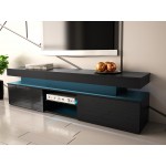 Έπιπλο τηλεόρασης Glossa 2D 190 με LED-Leuko Gualistero