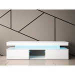 Έπιπλο τηλεόρασης Glossa 2D 190 με LED-Leuko Gualistero