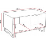 Τραπεζάκι σαλονιού Delino -Mauro-Prasino